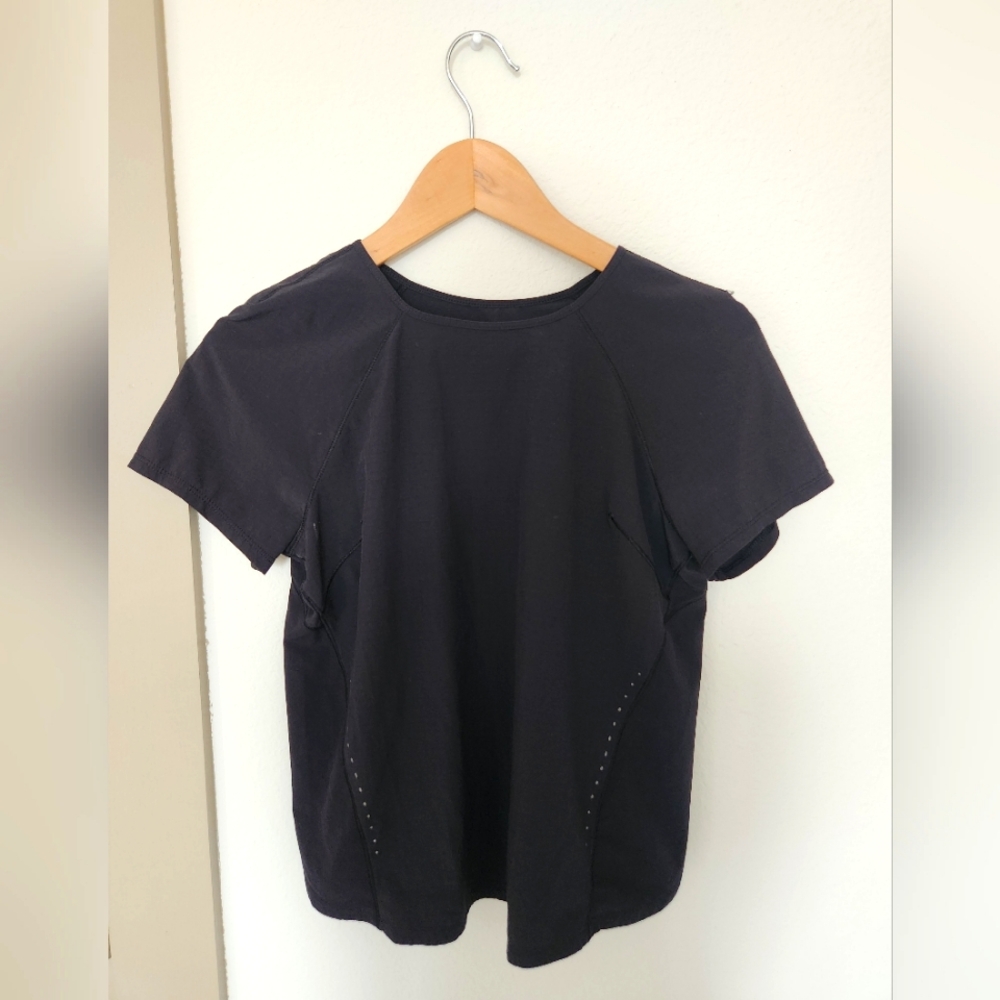Lululemon Lightweight Black Running Shirt